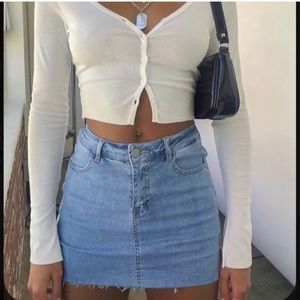 Denim skirt